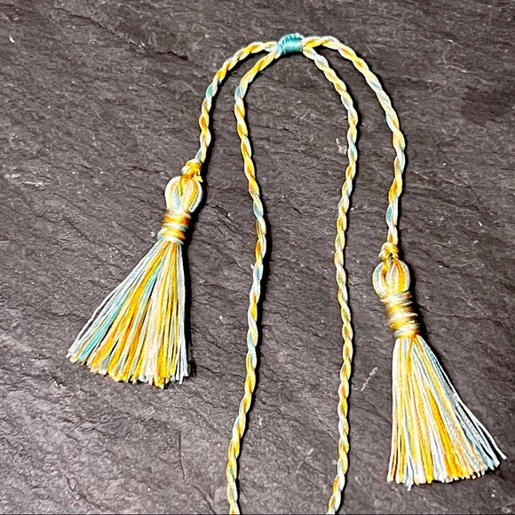 🍋2/$30 New Beaded Fringe Necklace - Picture 4 of 4